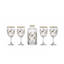 Bohemia Crystal Sherbet set with flask 7 Pieces - ETNA