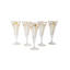 Bohemia Crystal Juice Cups set 6 Pieces - BRAGA GOLD CUPS