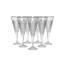 Bohemia Crystal Juice Cups set 6 Pieces - GALSSIRA GOLD PLATIN CUPS