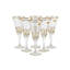 Bohemia Crystal Juice Cups set 6 Pieces - ELHARAMEN GOLD CUPS