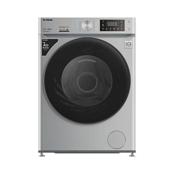 Fresh Washing Machine 7 Kg Inverter Direct Drive Silver FL–DD Inverter–07Kgs -PC-SL