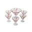 Bohemia Crystal Dessert Bowls set 7 Pieces - BAMBO ROSE GOLD DESERTS BOWLS