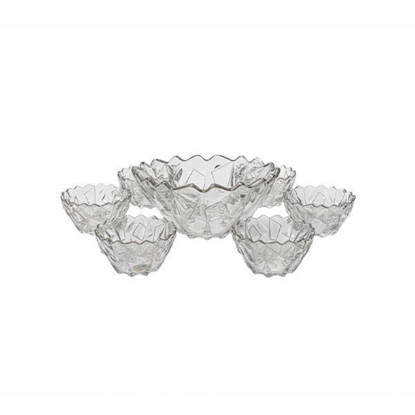 طقم خشاف كريستال من بوهيميا 7 قطع - مونتانا تحديد بلاتين Bohemia Crystal Dessert Bowls set 7 Pieces - MONTANA PLATIN DESERTS BOWLS