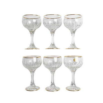 طقم جيلي كريستال من بوهيميا 6 قطع - اليكس Bohemia Crystal Jelly Cups set 6 Pieces - ALEX JELLY