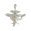 Shayala Tasaly and Cake Stand 3 Levels Silver - 706
