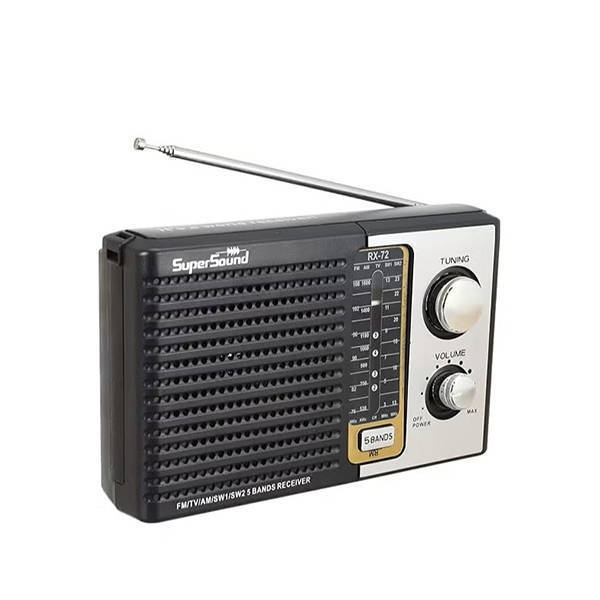 Super Sound Radio Black RX-72
