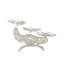 Shayala Tasaly and Cake Stand 3 Levels Silver - Q68