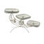 Shayala Tasaly and Cake Stand 3 Levels Silver - 007
