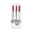 Prince spoon set 7 pieces with stand stainless steel