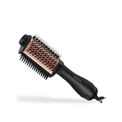 فرشه استشوار بمشط سوكانى 2*1 1200 وات اسود SK-15049 Sokany Multifunctional Hot Air Comb with Quick Drying & Curling/Straightening Black SK-15049