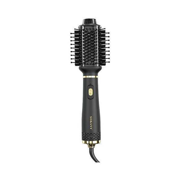 Sokany Hair Straightener Brush 3 in 1 - 1000 Watt Black SK-1922