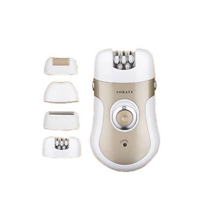 ماكينه ازاله الشعر نسائي سوكاني 4*1 ديجتال Sk-17008 Sokany Womens shaver Trimmer 4 in 1 White Sk-17008