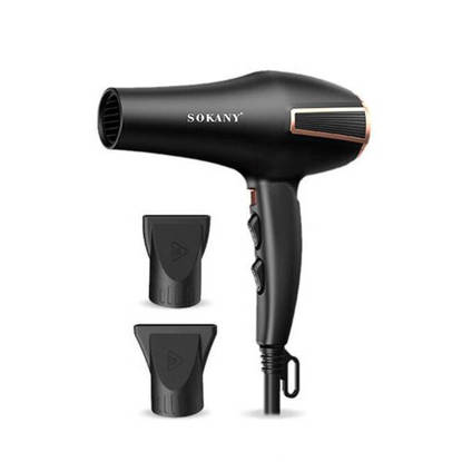 مجفف شعر سوكاني 2800 وات اسود SK-14023 Sokany Hair Dryer 2800 Watt Black SK-14023