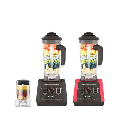 خلاط سوكاني 5000 وات 2.5 لتر 9 سرعات مع مطحنه SK-666N Sokany Blender 5000 watt 2.5 Liter 9 Speeds with Grinder SK-666N