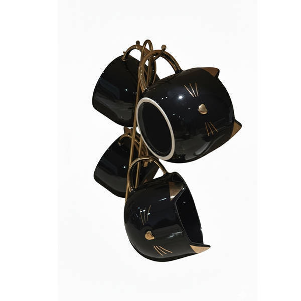 Kitty porcelain Soup Set 4 Pieces Multi Colors - 2019