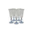 Bohemia Crystal Juice Cups set 6 Pieces - VECTORIA BLUE PLATIN