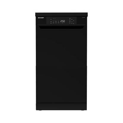 SHARP Dishwasher 10 Person 45 cm Digit 6 Programs Black QW-V610-BK