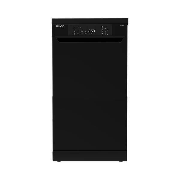 SHARP Dishwasher 10 Person 45 cm Digit 6 Programs Black QW-V610-BK