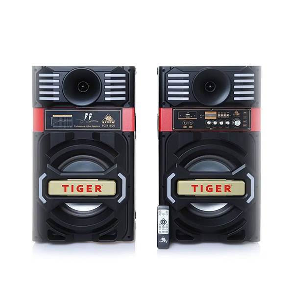 Tiger Subwoofer Speaker with Remote Control Black TG-11500