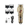 Kemei Professional Hair Clipper LCD Display Cordless Gold KM-2130