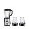 Kenwood Glass Countertop Blender 1.5 Liter 1000 Watt Silver Black BLM45.720SS