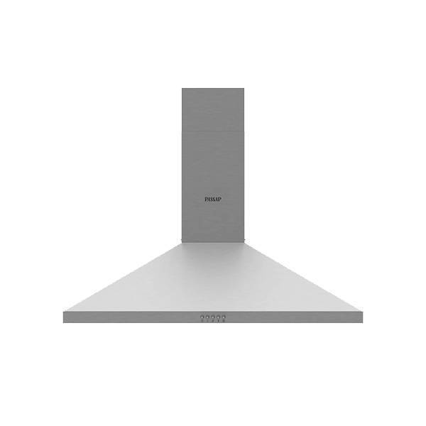 Passap Pyramid Hood Built-In  90 CM 3 Speeds 2 chimneys Silver D004-90-IX