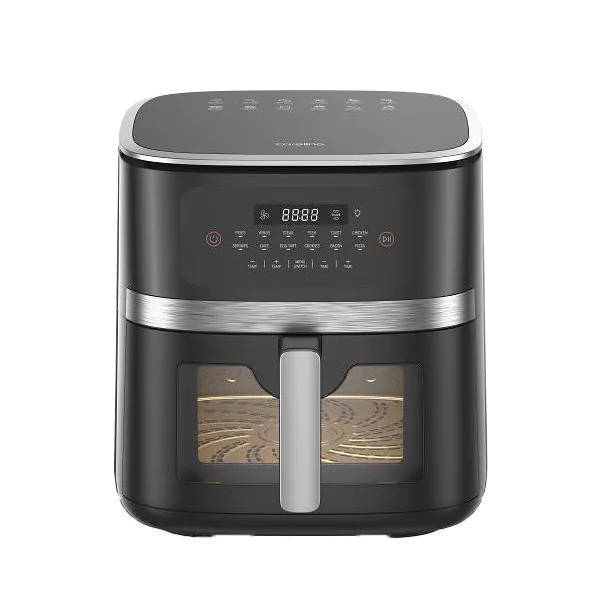 Black & White Digital Air Fryer 7.5 Liter 2000 Watt Black AF-075 SDW