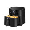 Black & White Digital Air Fryer 8.5 Liter 1800 Watt Black AF-085 SD