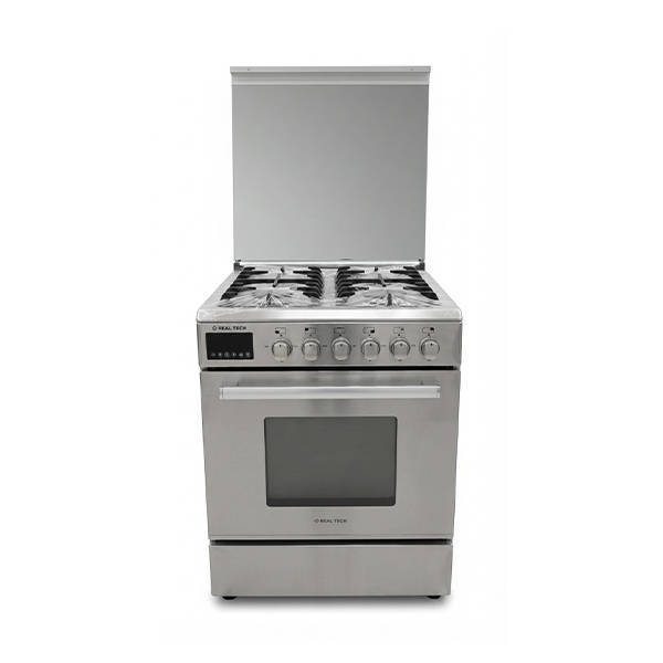 Real Tech Cooker 4 Burners 60 x 60 Full Safety Digital Stainless 601102