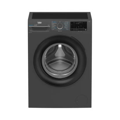 Beko Front Load Washing Machine 8KG Digital Inverter Motor Grey WFST87XA