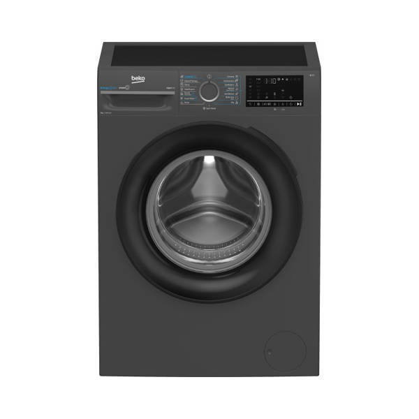 Beko Front Load Washing Machine 8KG 1200 RPM Digital Inverter Motor Grey WFST86XS