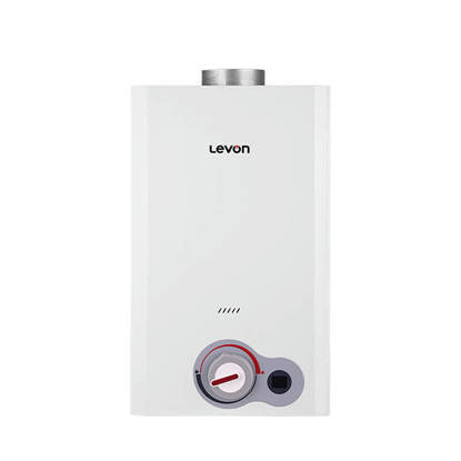 Levon Gas Water Heater 10 Liter with Chimney White 18128