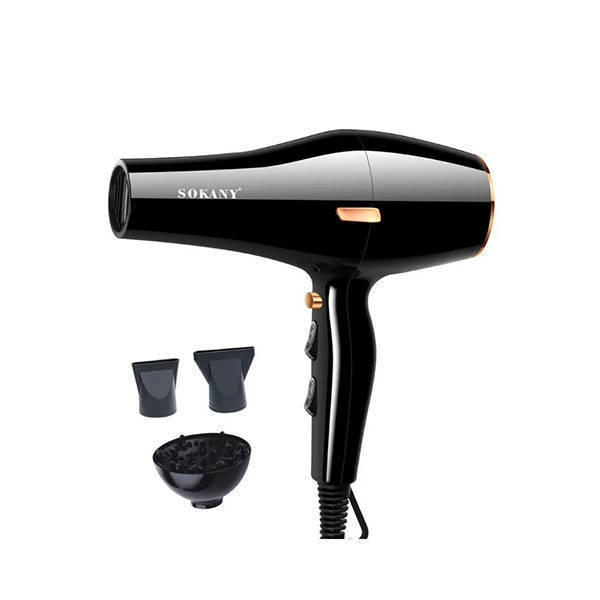 Sokany Hair Dryer 3000 Watt 2 Speeds Black SK-2225