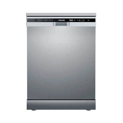 TOSHIBA Digital Dishwasher 13 Place Settings 6 Programs Silver DW-13F8AF(SS)-EG