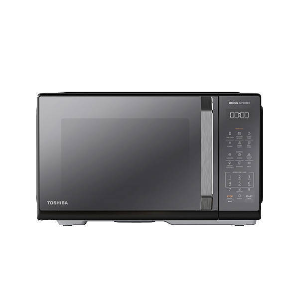 TOSHIBA Microwave 25 Liter 900 Watt + Inverter Grill Black MW3-EG25PEI(BK)