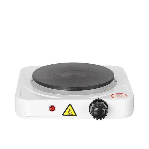 Hot Plate Slab Electric & Gas Hob 1 Burner 1000 Watt White JX-1010A