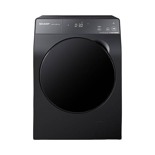 SHARP K-PRO Washing Machine Fully Automatic 11 Kg - 7 Kg Dryer Inverter Dark Grey ES-DP114KLE-G