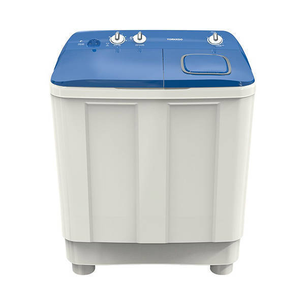 TORNADO Washing Machine Half Auto 12 Kg Pump White x Blue TMH-HS12CP(WB)