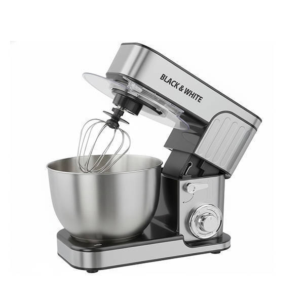 Black & White Stand Mixer 6 Liter 1300 Watt Stainless SV-6030