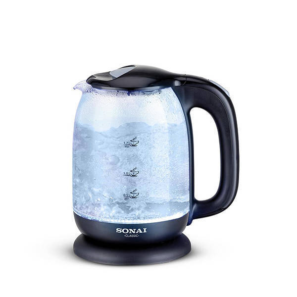 Sonai Kettle Classic 1.7 Liter 2200 Watt Bright LED lights MAR-3752