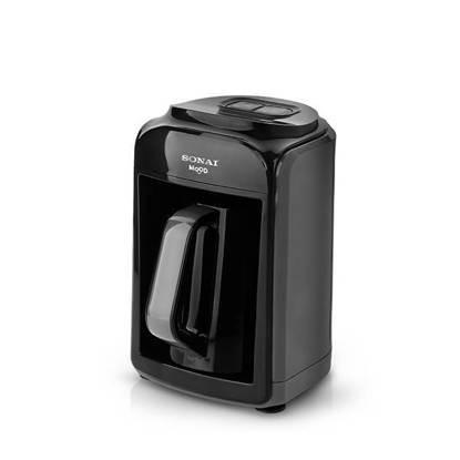 Sonai Turkish Coffee Maker 535 Watt 4 Cups Black MAR-420