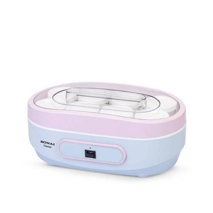 Sonai Yogurt Maker 20 Watt 8 Glass Jars Blue Pink MAR-1077