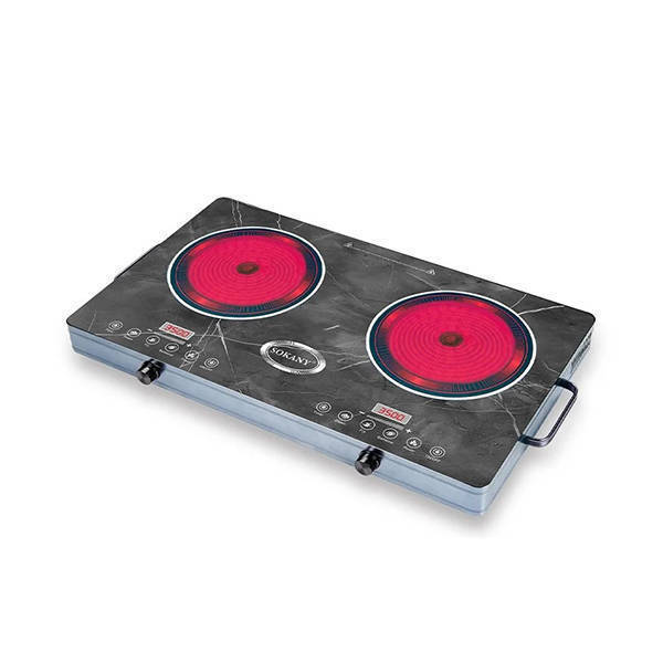 Sokany Electric Hot Plate Digital 3500 Watt+3500 Watt Grey SK-07080
