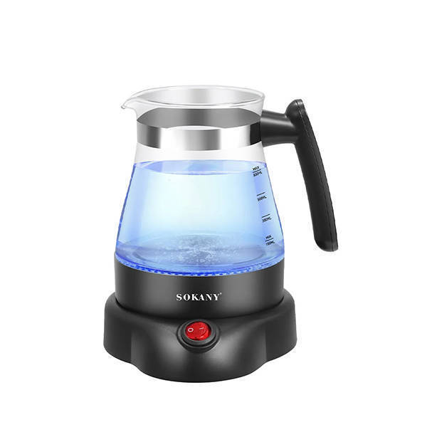 Sokany Electric Turkish Coffe Pot 600 Watt 800 ml Glass SK-09045