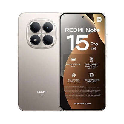 Xiaomi Redmi Note 15 Pro 5G - Storage: 256 GB / RAM: 12 GB