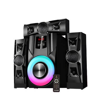 Platinum Subwoofer Speaker Bluetooth RGB Color With Remote Black AH-6070