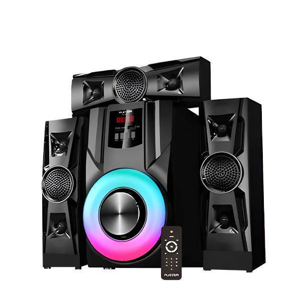 Platinum Subwoofer Speaker Bluetooth RGB Color With Remote Black AH-6070