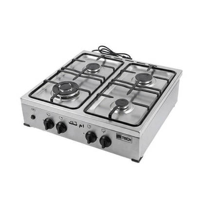 M Tech Cooker Hob 4 Burners Triple stove burner Stainless