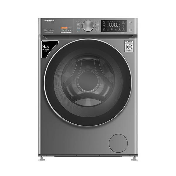 Fresh Washing Machine 9KG Inverter Direct Drive Silver W9DD1455G2-DS