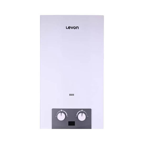 Levon Natural Gas Water Heater 6 Liter Digital Silver 6LDH4